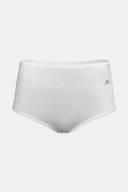 Papatya Kadın 6 Lı Paket Beyaz Modal Yüksek Bel Slip Külot 6Gg1851