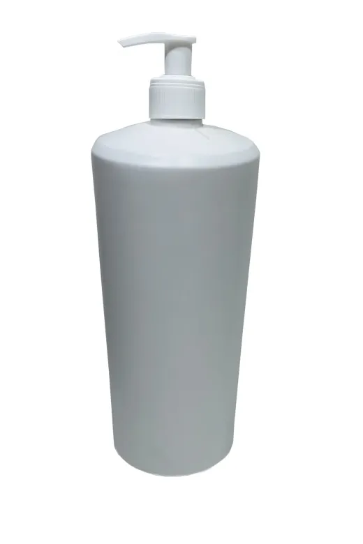Paradise 8697431781880 Ambalaj 1000Ml - 3 Adet - Beyaz Plastik Şampuan Ve Sıvı Sabun Şişesi