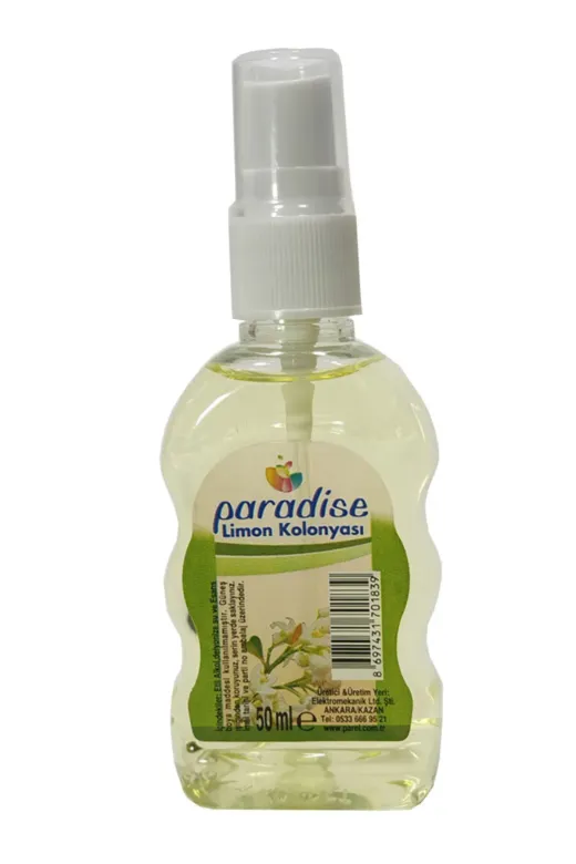 Paradise 897431767878 Limon Kolonyası 50 Ml 5 Adet Sprey