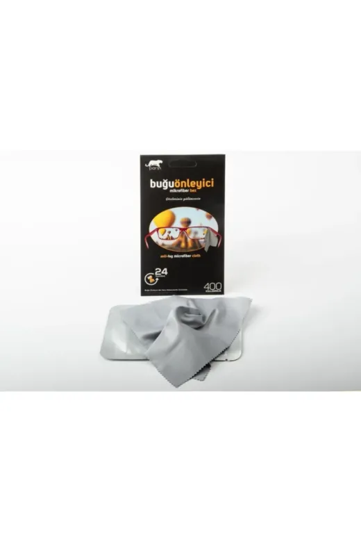 PARS MÜHENDİSLİK 8975313211022 Gözlük Camı Buğu Önleyici Mikrofiber Bez ( 2 Adet )