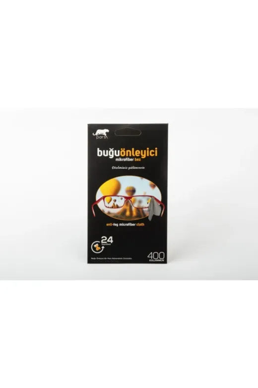PARS MÜHENDİSLİK 8975313211022 Gözlük Camı Buğu Önleyici Mikrofiber Bez ( 2 Adet )