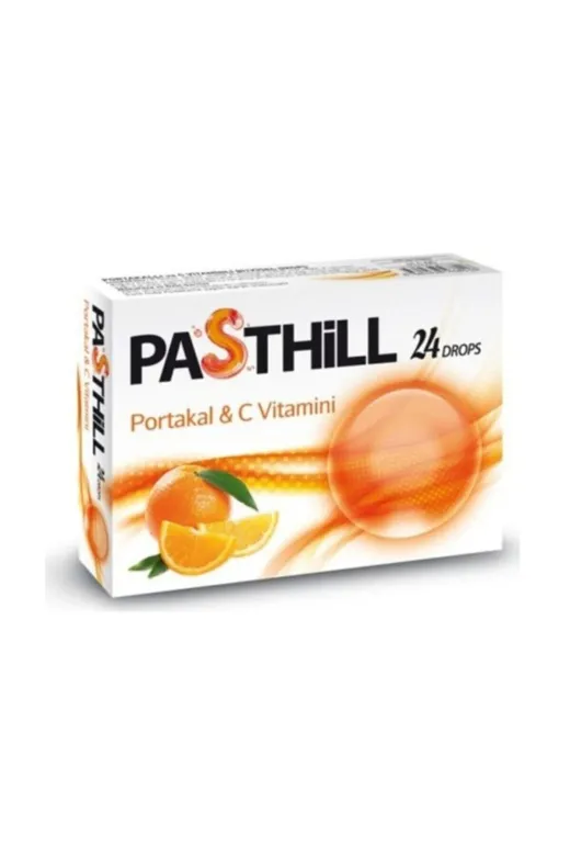 PASTHİLL 4-LDPHRM_PSTHLLPRTKL24_01 Portakal Vitamin C – Pastil