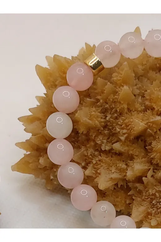 PATİKA SHOP PSBLK1041 Pembe Kuvars Doğal Taş Bileklik
