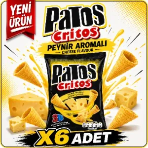 Patos Critos Peynir Aromalı Cips