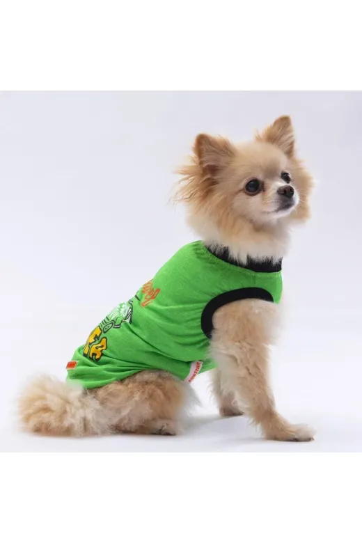 Pawstar T2480 Yeşil Travel Kedi Köpek Tişörtü - Kedi Köpek Kıyafeti