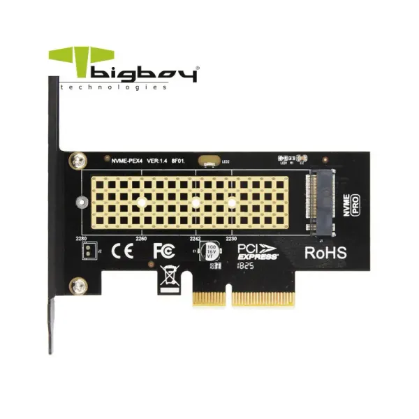 PCIe 3.0 x4 PCI M.2 x4 -M Key Çevirici Ünite BTC-PEM2NVNGFL