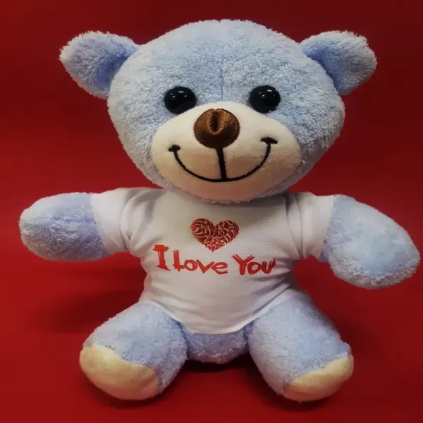 Peluş 25 Cm I Love You Tişörtlü Hediye