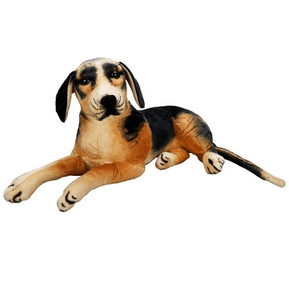 Peluş Yatan Köpek Beagle