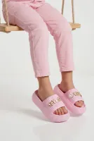 Pembe Eva Kız Çocuk Düz Terlik