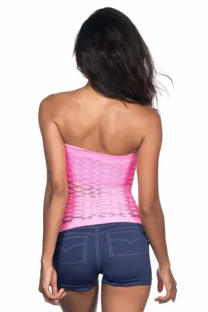 Pembe MI Emay 5034 Büstiyer Atlet Korse