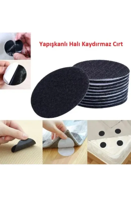 Perağ FH-22837 Halı Kilim Kaydırmaz Cırtlı Set 10 Adet