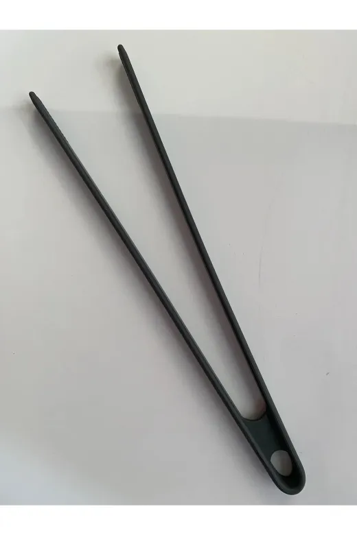 Perağ ivory_28cm_masa Sert Uçlu Isıya Dayanıklı Yanmaz Yapışmaz Silikon 28 Cm Maşa