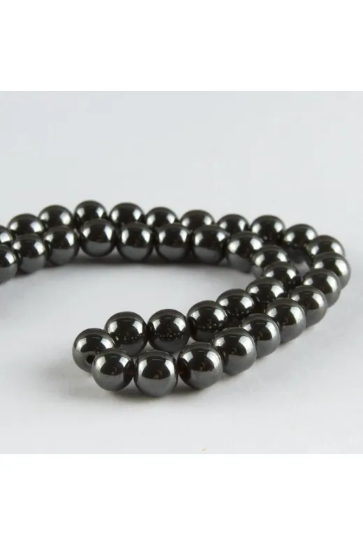 Peyless PY070016775 Hematit Taşı 8 Mm Renk:antrasit Boyut:standart