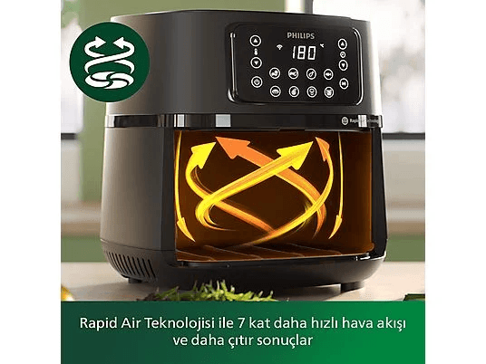Philips 1228167 Hd9285/96 Connected 5000 Serisi 7.2 Lt Siyah Airfrey