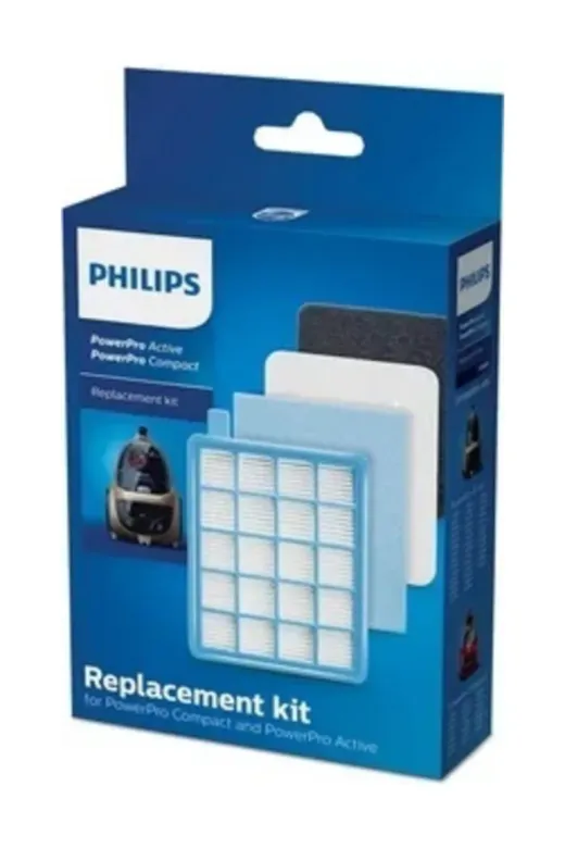 Philips FC8475 Powerpro Compact Filtre Fc 8475/01 Orijinal Hepa Filtre Seti Uyumlu