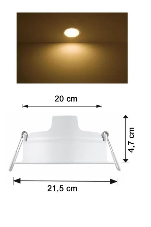 Philips Meson 23.5w 4000k 23.5W 4000K Ilık Beyaz Meson Comfortable Led Spot Armatür Dış Çapı 21.5Cm Delik Çapı 20Cm