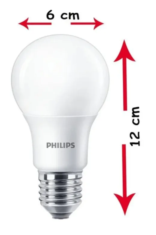 Philips Philips 13w Beyaz 6 lı 6'lı Paket 13W 6500 Kelvin Beyaz Işık E27 Duylu 1521 Lümen E Enerji Tüketimi Mycare Led Ampul