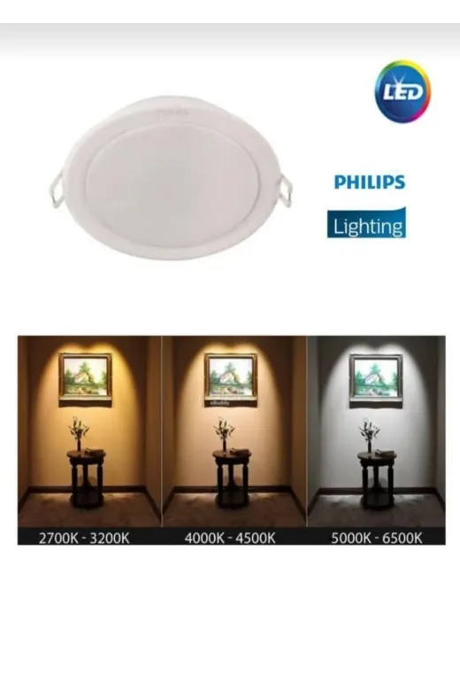 Philips Philips 7.5w 3000k Spot 7.5W Meson 3000K Gün Işığı (Sarı Işık) 530Lm Meson Led Spot Armatür 115Mm Dış, 100Mm Delik Çapıdır