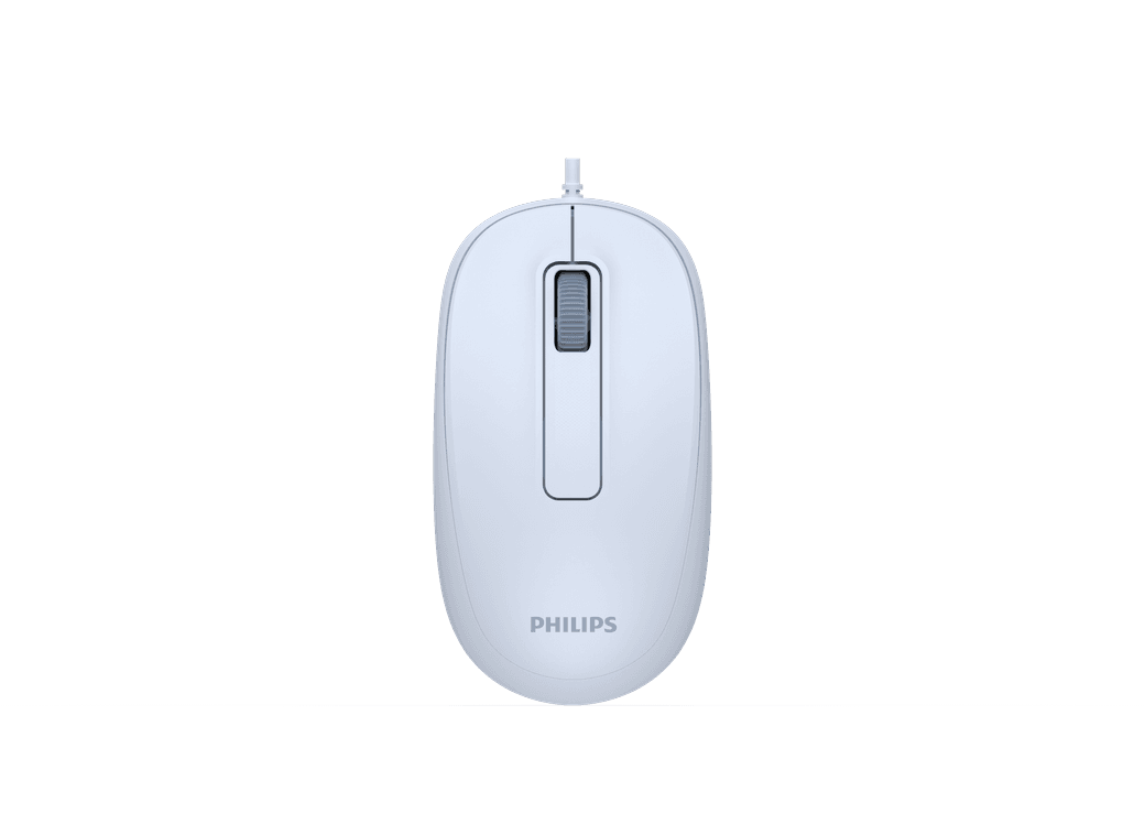 Philips SPK7238 USB Kablolu Mouse Açık Mavi
