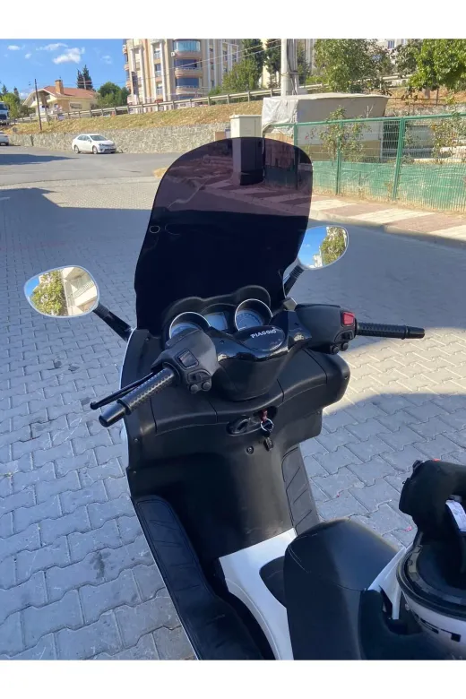 Piaggio X Evo 400 Ön Cam 2008-2016 Model 70cm Siyah Renkli 4mm UZUN