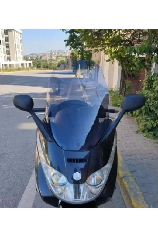 Piaggio X8 200 Ön Cam 2004-2006 Model 58cm Füme Renkli 4mm