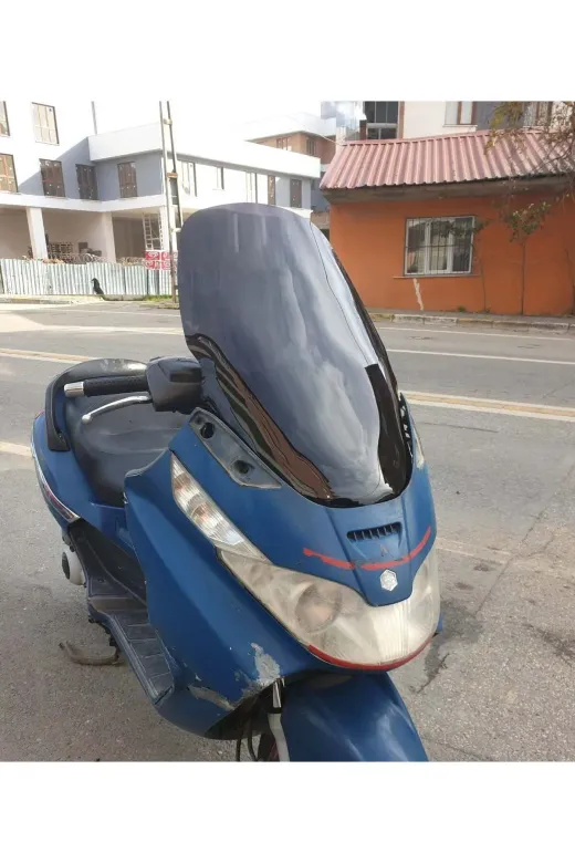 Piaggio X8 200 Ön Cam 2004-2006 Model 70cm Siyah Renkli 4mm