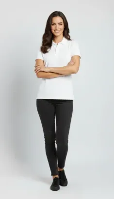 Pike Kumaş Düğmeli Yaka Regular Rahat Günlük Kısa Kol Tişört T-shirt - Beyaz - S - Beyaz