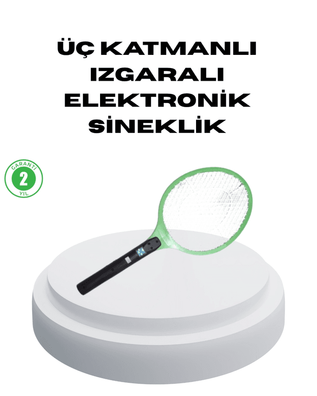 Pil İle Çalışan Elektronik Sinek Öldürücü – Çocuk Ve Evcil Hayvan Dostu Tasarım