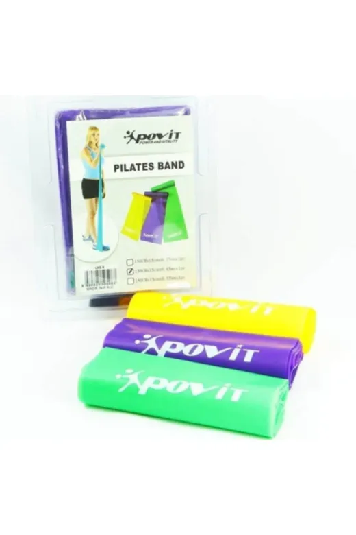 Pilates Bandı Seti Hafif, Orta, Sert