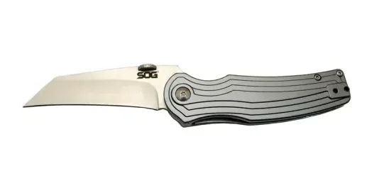Pinkerton 0689 Gri Kamp Çakı 18cm - Yarı Otomatik, Kemerlikli, Kutulu