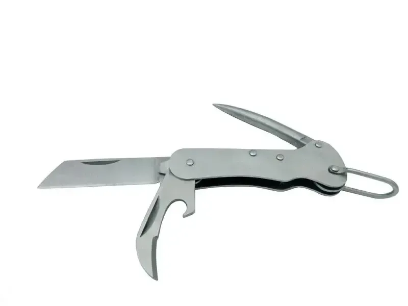 Pk 153 Gümüş Gemici Çakı 9,5 Cm - Metal Sap, Manuel