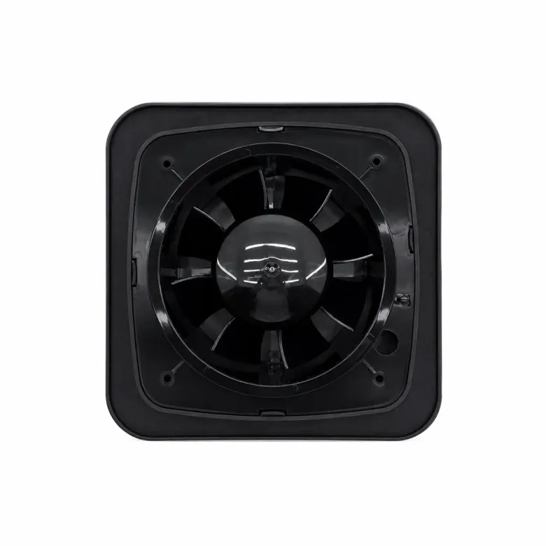 PLASTİK ASPİRATÖR 120 ANTRASİT BANYO TUVALET HAVALANDIRMA ASPİRATÖRÜ 16W 1900RPM 180M3/H EBT-120SA (4745)