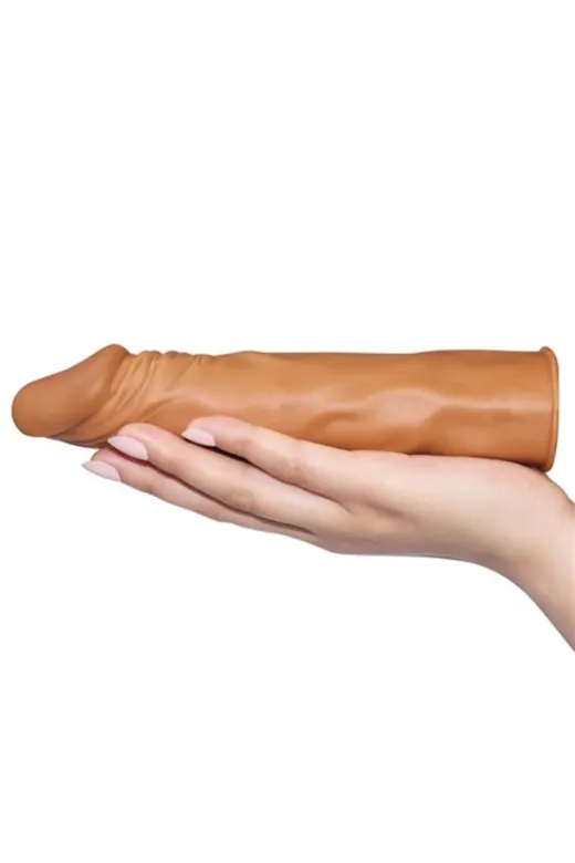 Pleasure Extender 5 Cm Dolgulu Premium Melez Silikon Penis Kılıfı