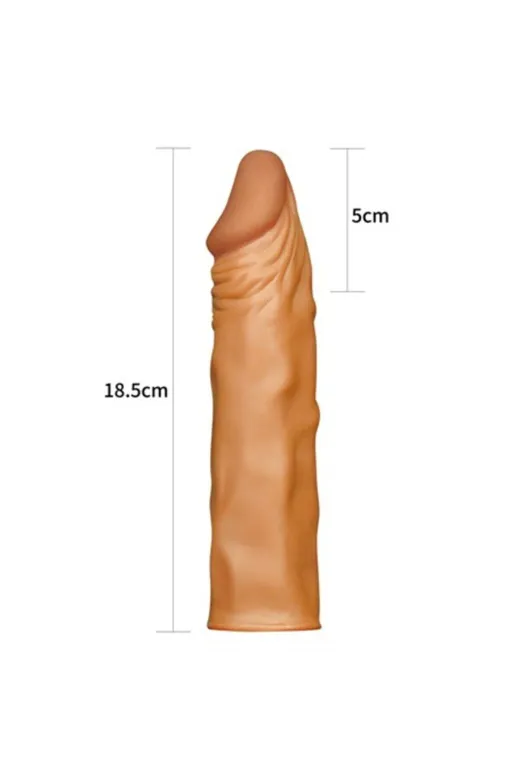 Pleasure Extender 5 Cm Dolgulu Premium Melez Silikon Penis Kılıfı