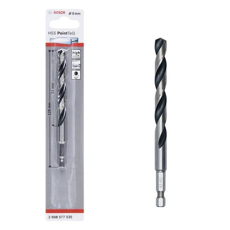 Pointteq Altıgen Şaftlı Hss Matkap Ucu 9 mm