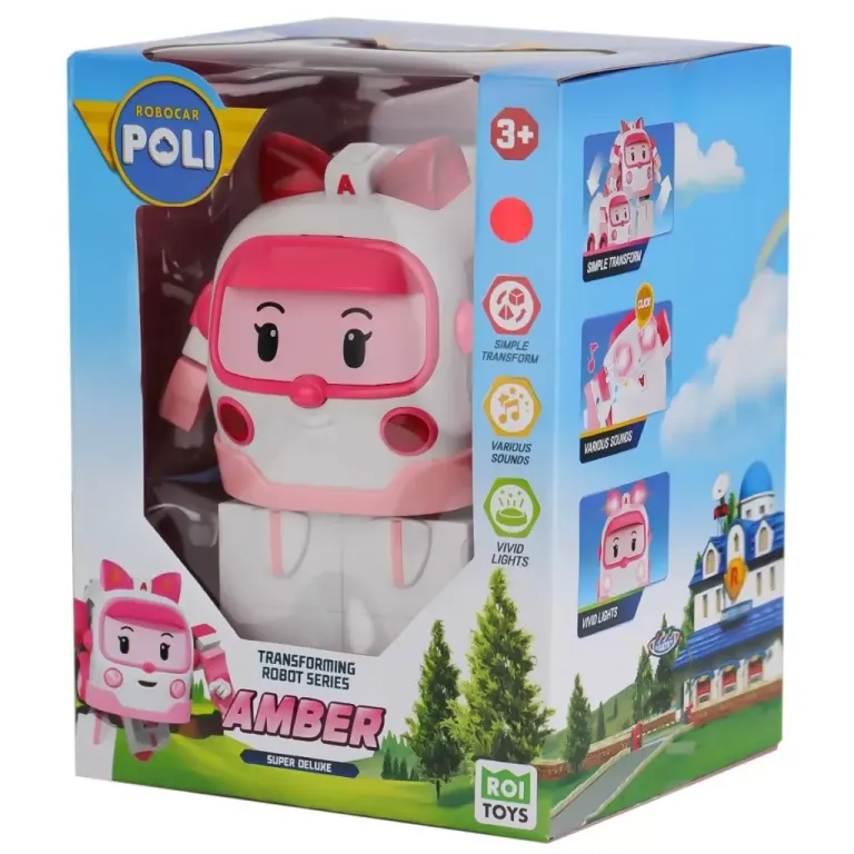 POLI MRT-687 ROBOCAR POLİ BÜYÜK TRANSFORMİNG ROBOT AMBER SESLİ VE IŞIKLI