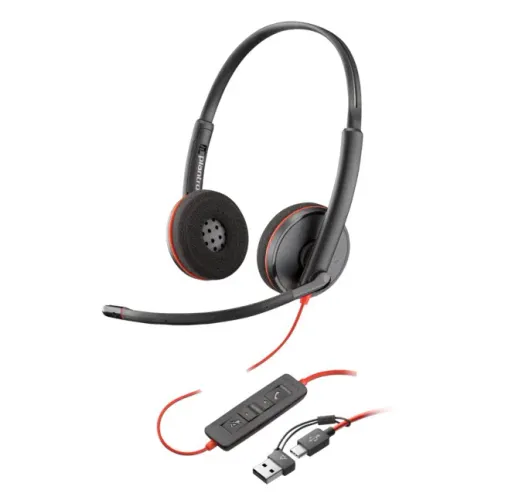 Poly Blackwire 3220 Stereo Mikrofonlu Kulaklık