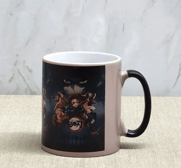 Porselen Renk Değiştiren Demon Slayer Kupa Bardak Aalk380