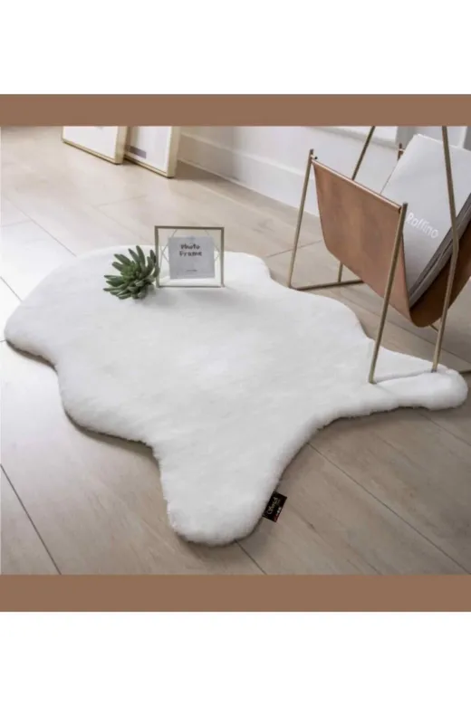 PostALA SERİAPOST Post Halı Peluş Kaymaz Taban Pofuduk Halı 70X120