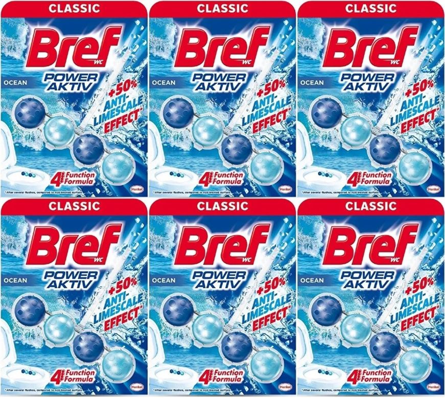 Power Aktiv Klozet Bloğu Okyanus Kokulu (6 Lı Set) (6PK*1)