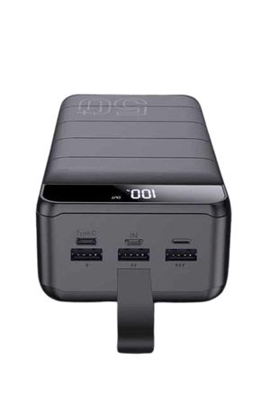 Powerbank Çoklu Şarj Girişi 50.000 Mah Taşınabilir Dijital Göstergeli