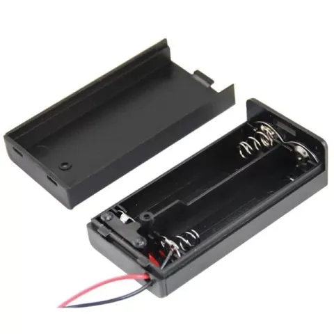 Powermaster 2'li Aa Kapaklı Switch'li Pil Yuvası (ıc-233c