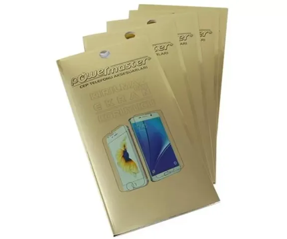 Powermaster Kırılmaz Cep Telefonu Ekran Koruyucu Aynalı Ön Cam Samsung S4