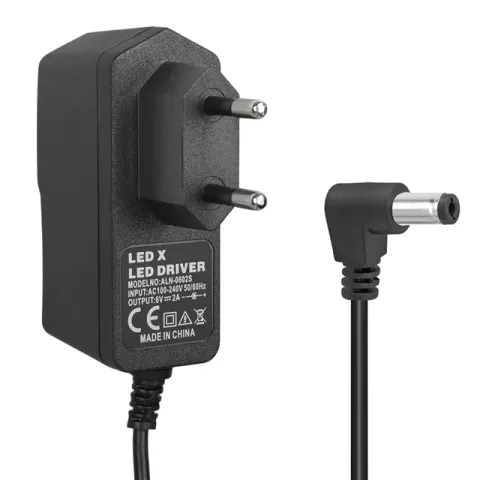 Powermaster Pm-16738 6 Volt - 2 Amper 5.5*2.5 Mm Uçlu Plastik Kasa Priz Tipi Adaptör