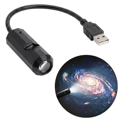Powermaster Pm-29073 Usb Oda Uzay Atmosfer Aydınlatma Projeksiyon Lambası
