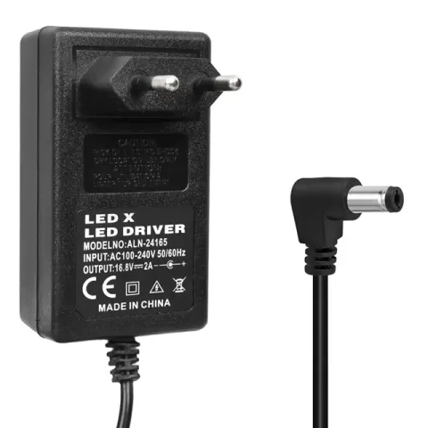 Powermaster Pm-5284 16.8 Volt - 2 Amper - 33.6 Watt 5.5*2.5 Mm L Uçlu Şarjlı Matkap Adaptörü