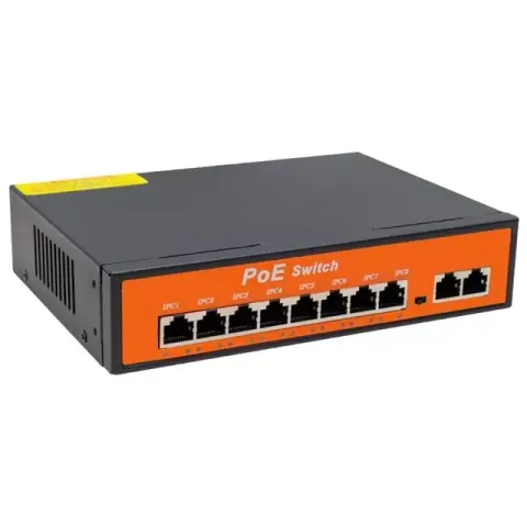 Powermaster Poe8+2 96w 10/100 Mbps Poe Ethernet Switch