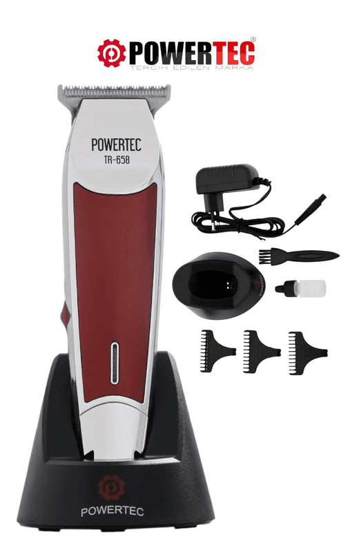 Powertec Tr-658 Sakal-Ense-Saç Kesim Makinesi (Profesyonel Seri)