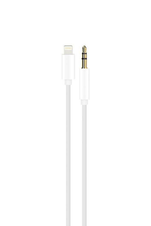 Powerway Ac05 Lightning To 3.5Mm Erkek Aux Dönüştürücü Aux Çevirici