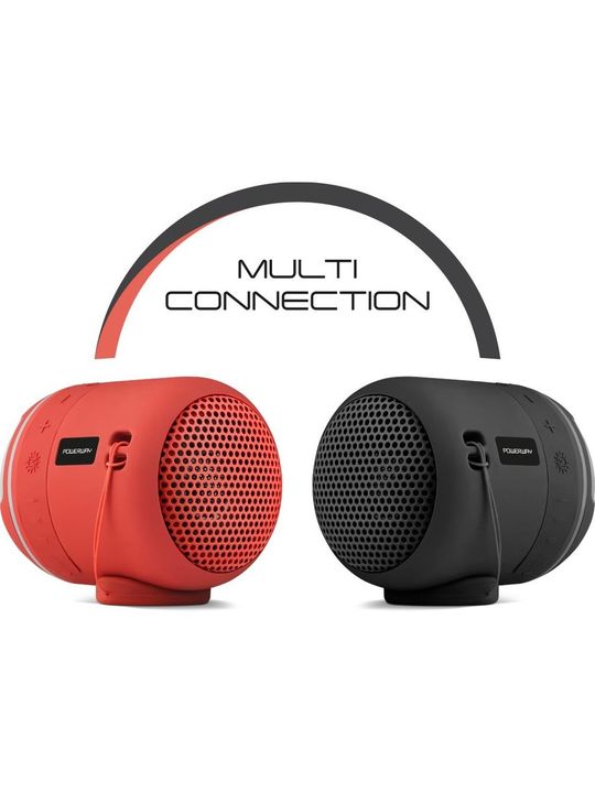 Powerway C4 Gümüş Taşınabilir Bluetooth Hoparlör Ses Bombası Yüksek Ses Gücü Sese Duyarlı Led Işık